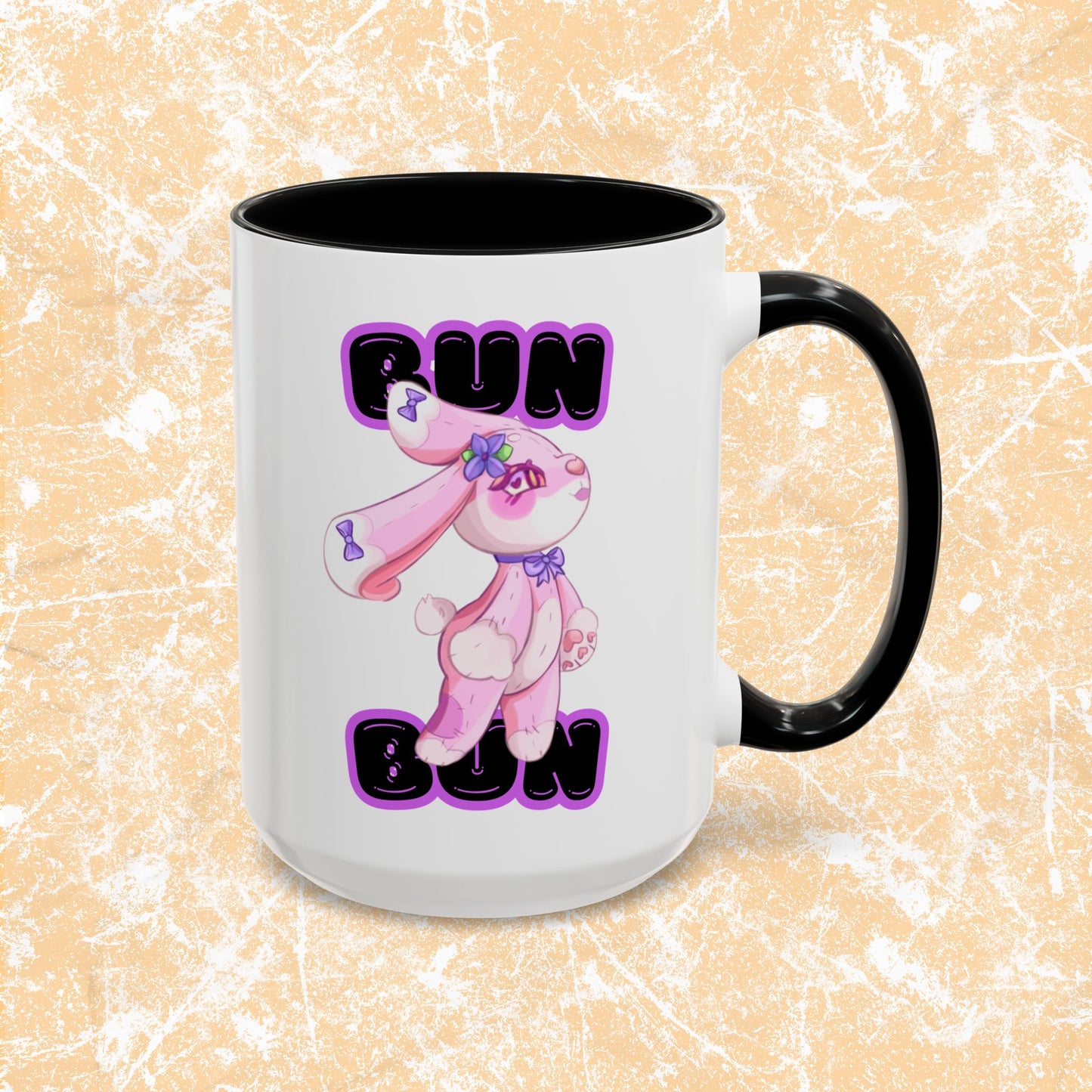 Bun-Bun Name Plate, 11oz or 15oz Accent Ceramic Coffee Mug