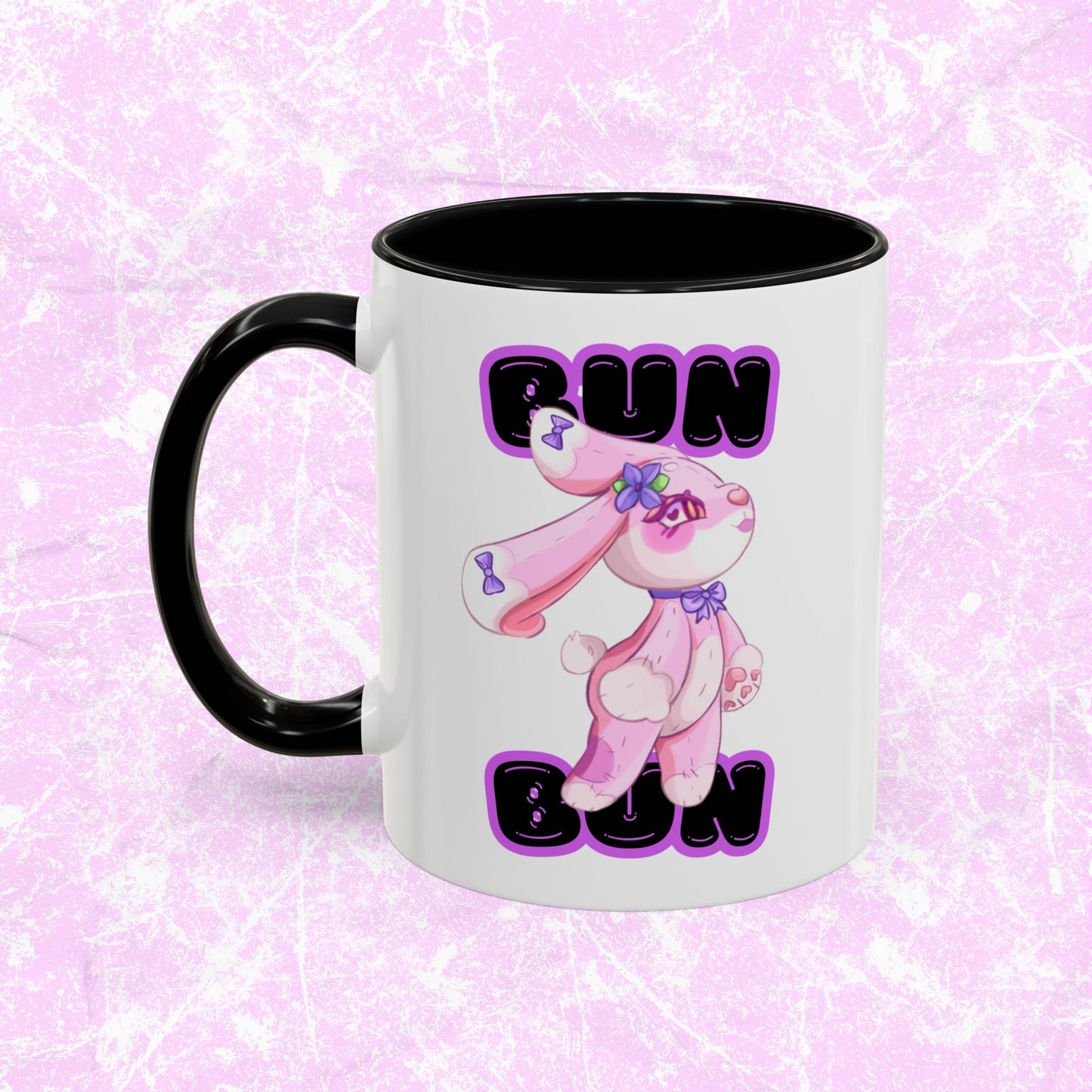 Bun-Bun Name Plate, 11oz or 15oz Accent Ceramic Coffee Mug