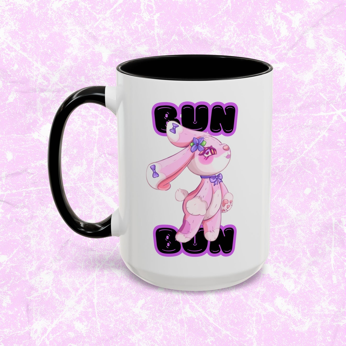 Bun-Bun Name Plate, 11oz or 15oz Accent Ceramic Coffee Mug