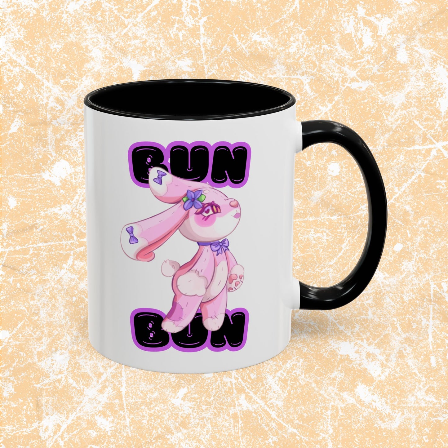 Bun-Bun Name Plate, 11oz or 15oz Accent Ceramic Coffee Mug