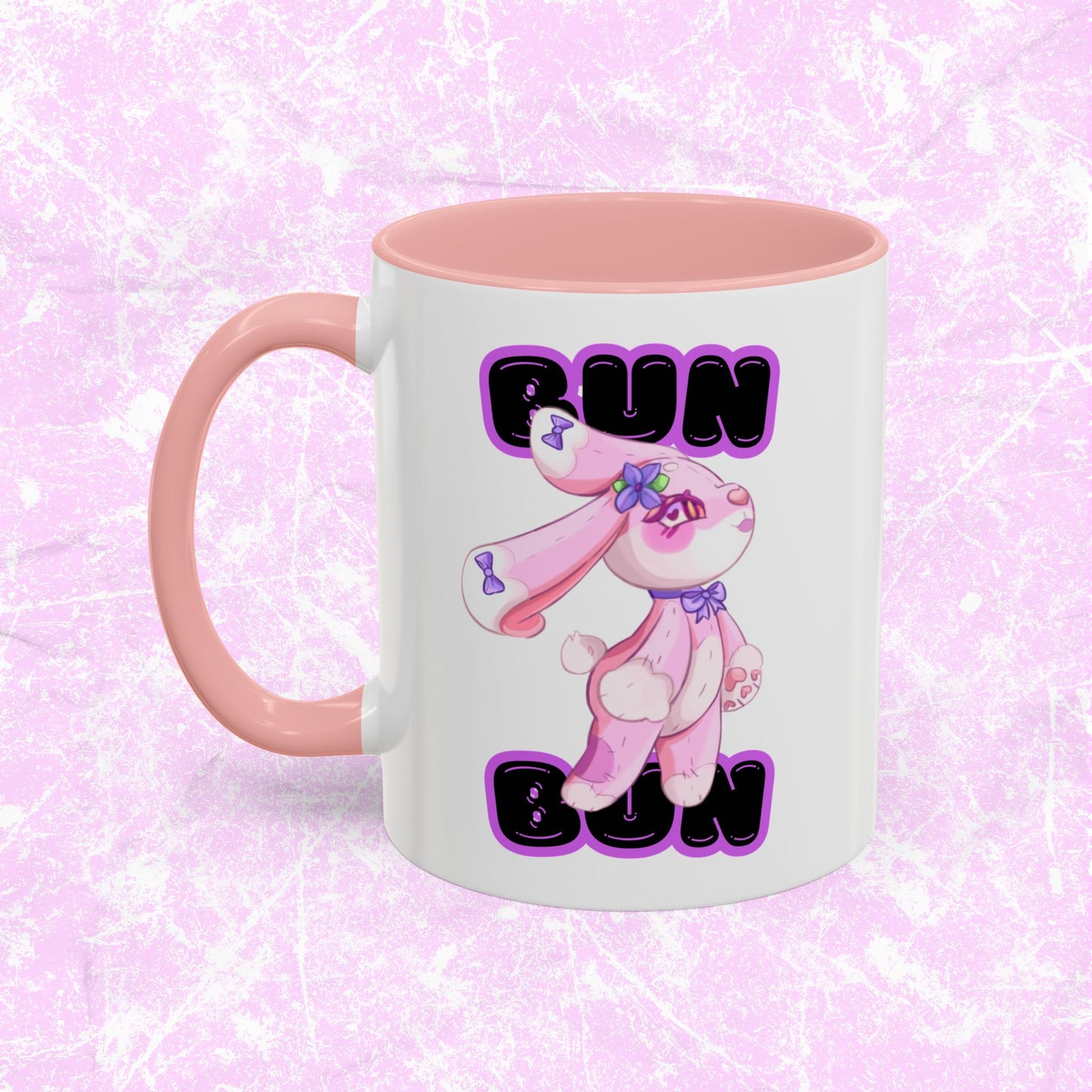 Bun-Bun Name Plate, 11oz or 15oz Accent Ceramic Coffee Mug