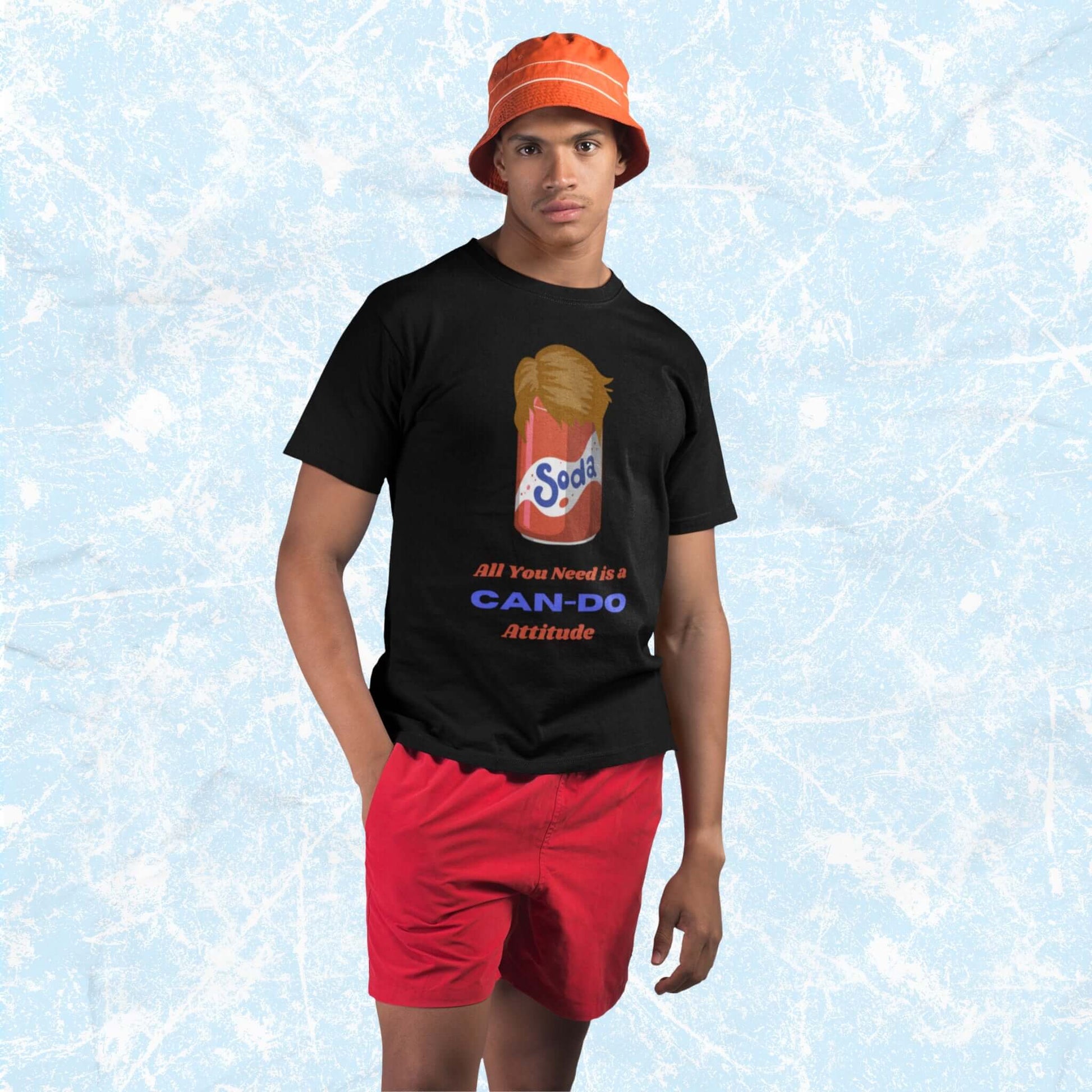 Can-DoAttitudeFunnyCartoonSodaPopAdultUnisexT-Shirt_HumorColaJokeTeeShirtbyMiller_sManicMenagerie2.jpg Miller's Manic Menagerie