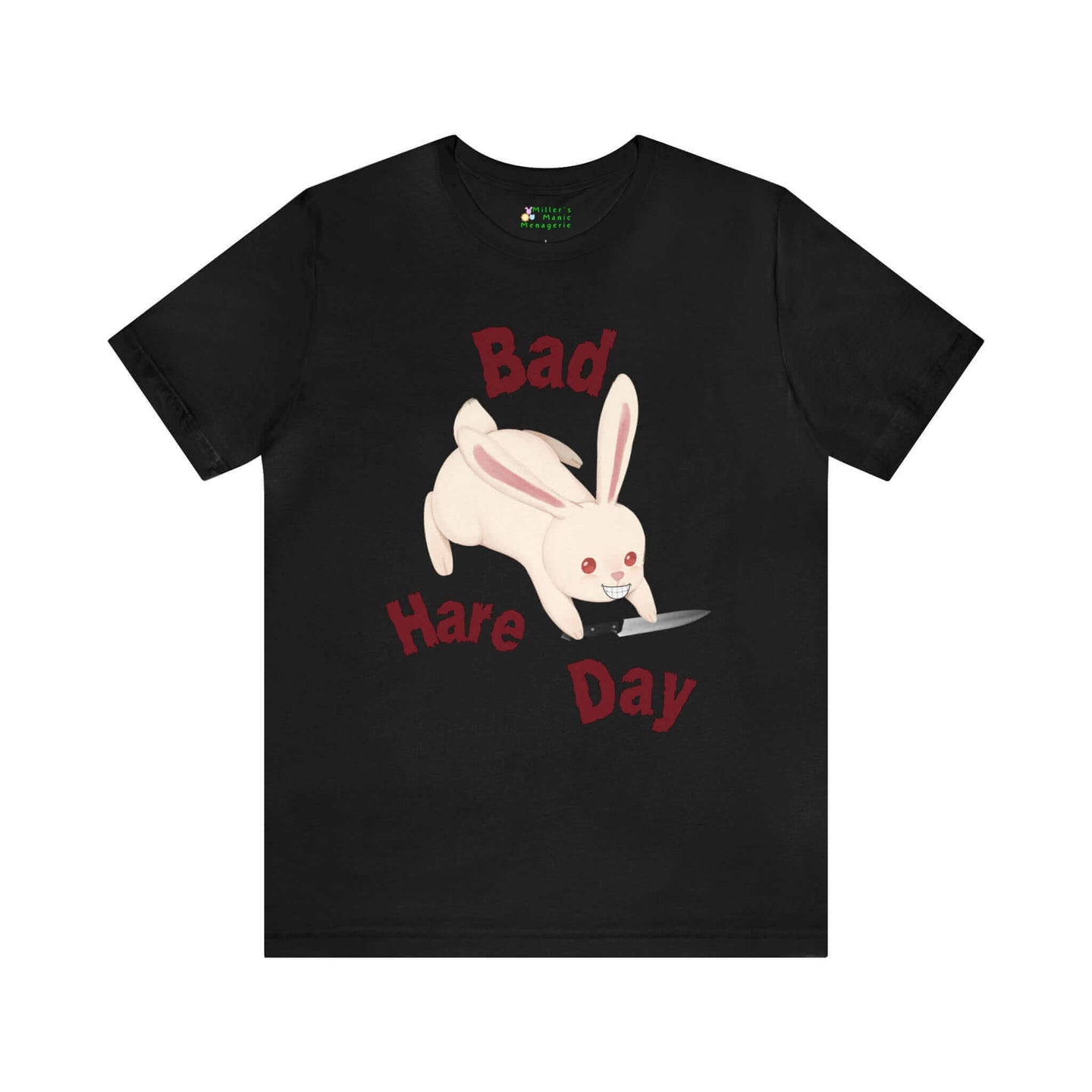 Miller_s_Manic_Menagerie_Creepy_Cartoon_Halloween_Bunny_Adult_Unisex_T-Shirt_Rabbit_Funny_Dad_Joke_Gag_Humor_Pet_Hare_Tee_Black.jpg MillersMMMerch