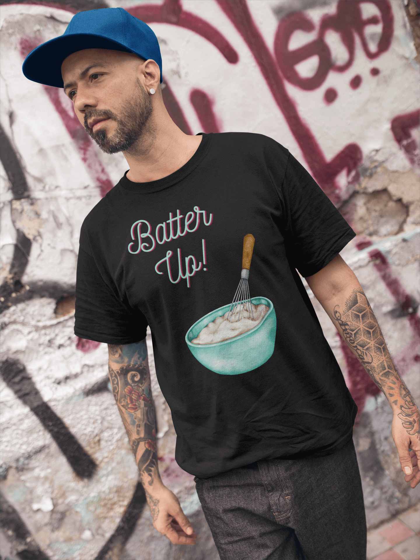 Miller_s_Manic_Menagerie_Funny_Cartoon_Cake_Batter_Adult_Unisex_T-Shirt_Baking_Cook_Sport_Baseball_Pun_Joke_Gag_Humor_Tee_1.png MillersMMMerch