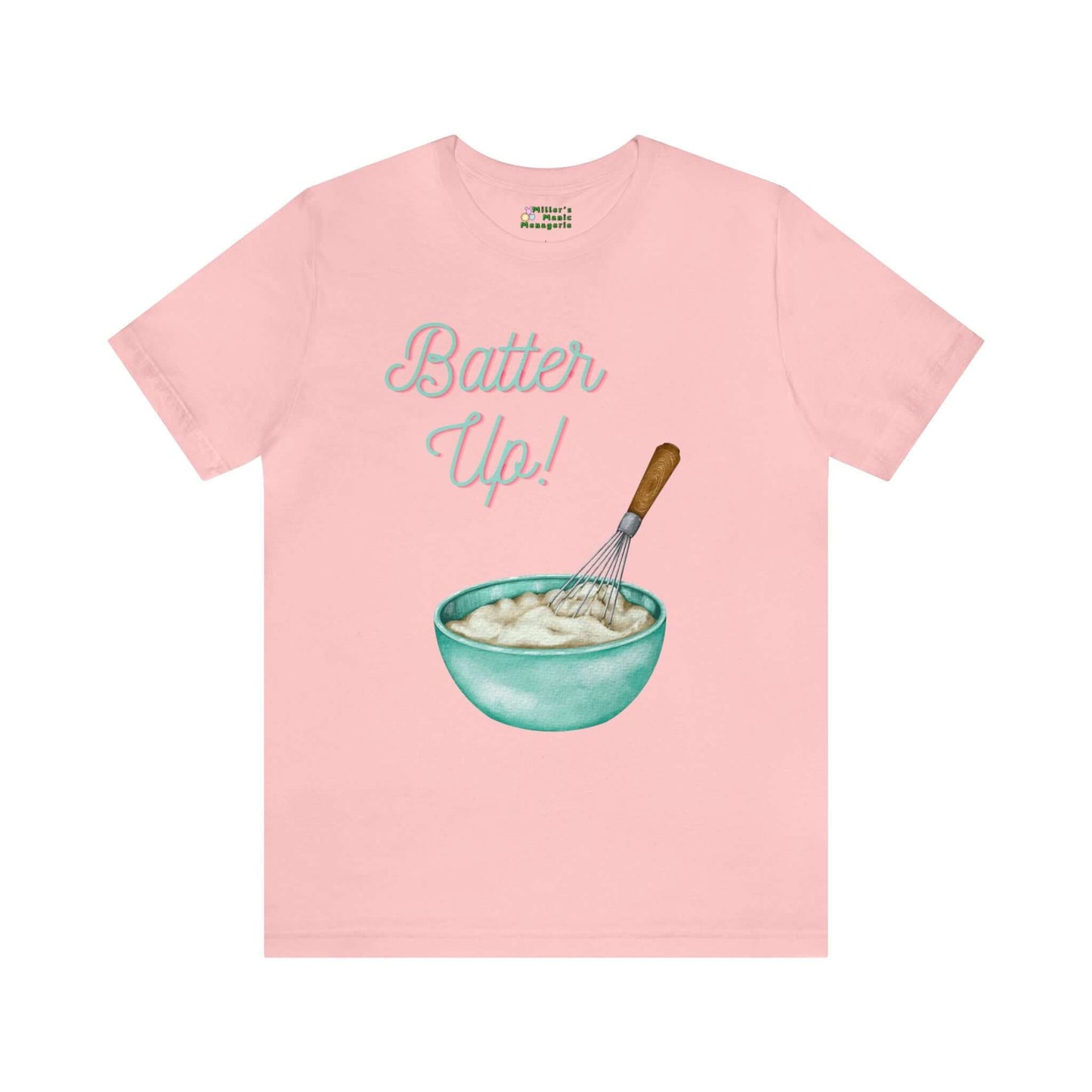 Miller_s_Manic_Menagerie_Funny_Cartoon_Cake_Batter_Adult_Unisex_T-Shirt_Baking_Cook_Sport_Baseball_Pun_Joke_Gag_Humor_Tee_Pink.jpg MillersMMMerch