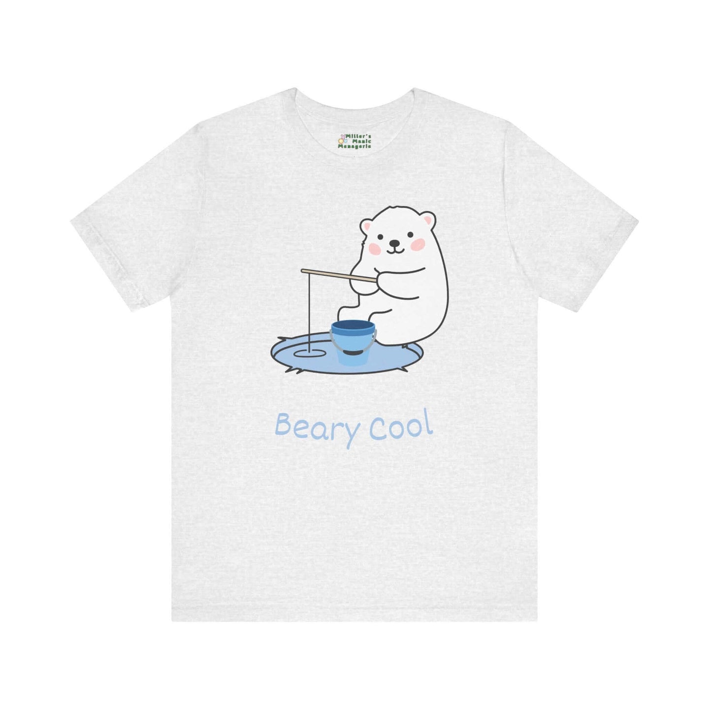 Miller_s_Manic_Menagerie_Adult_Unisex_T-Shirt_Cute_Polar_Bear_Saying_Happy_Slogan_Arctic_Lover_Funny_Phrase_Adorable_Tee_Ash.jpg MillersMMMerch