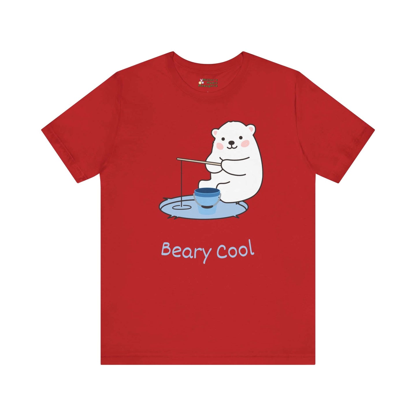 Miller_s_Manic_Menagerie_Adult_Unisex_T-Shirt_Cute_Polar_Bear_Saying_Happy_Slogan_Arctic_Lover_Funny_Phrase_Adorable_Tee_Red.jpg MillersMMMerch