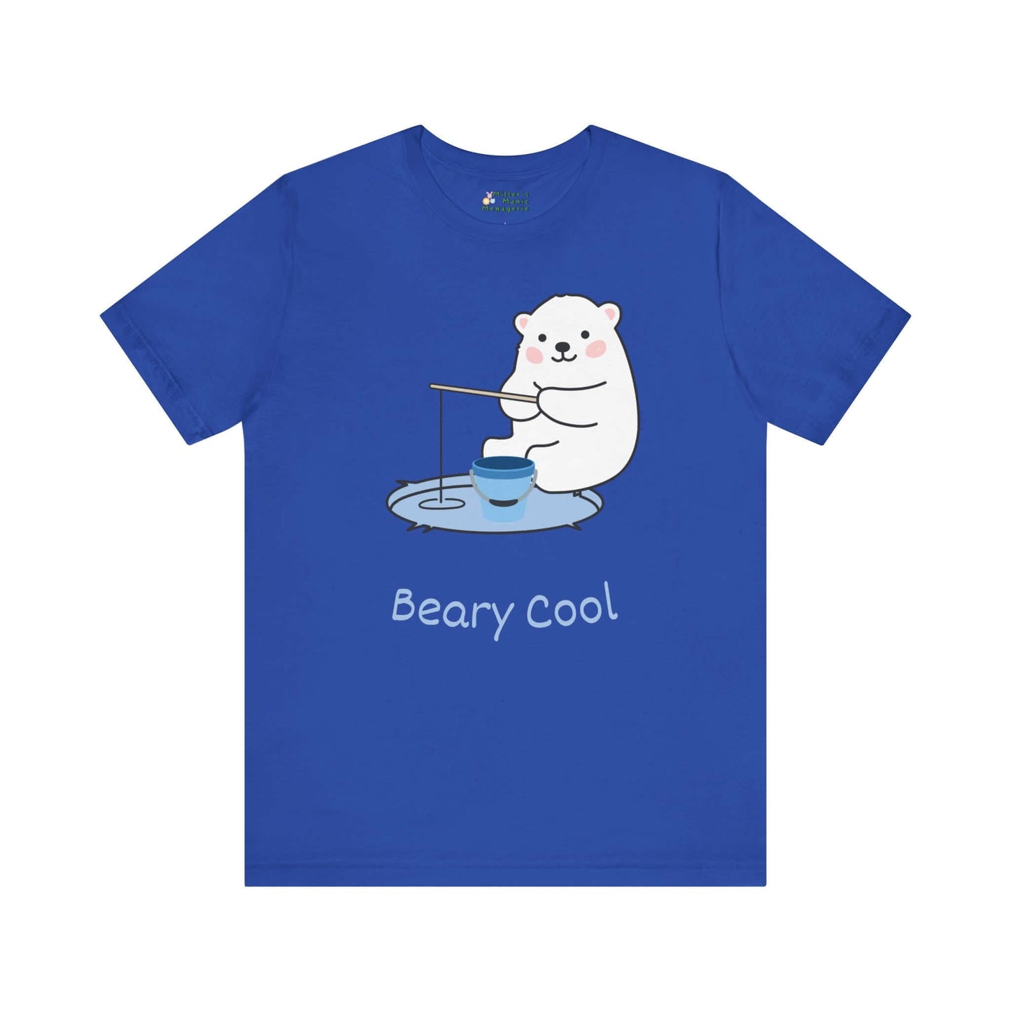 Miller_s_Manic_Menagerie_Adult_Unisex_T-Shirt_Cute_Polar_Bear_Saying_Happy_Slogan_Arctic_Lover_Funny_Phrase_Adorable_Tee_Royal_Blue.jpg MillersMMMerch