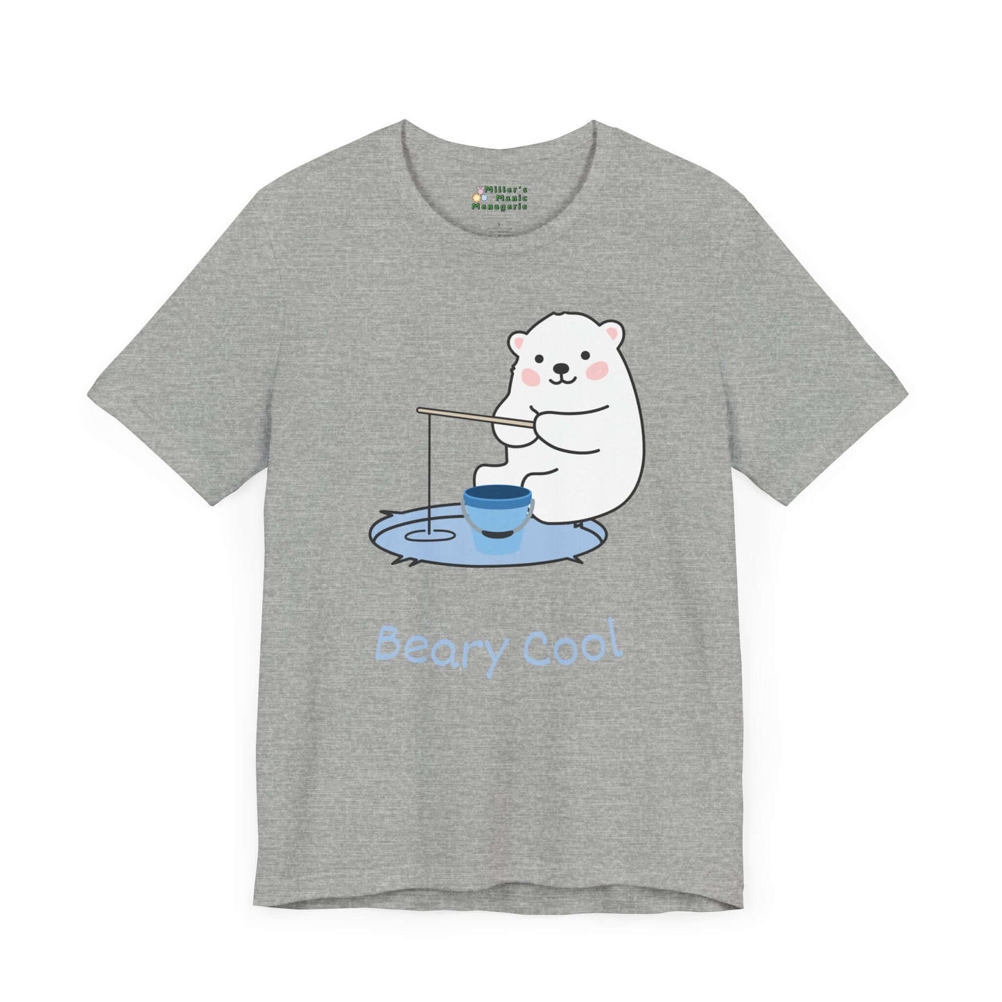 Beary_Cool_Funny_Cartoon_Pun_Adult_Unisex_T-Shirt_Humor_Polar_Joke_Tee_Shirt_by_Miller_s_Manic_Menagerie_Athletic_Heather_Front.jpg Miller's Manic Menagerie