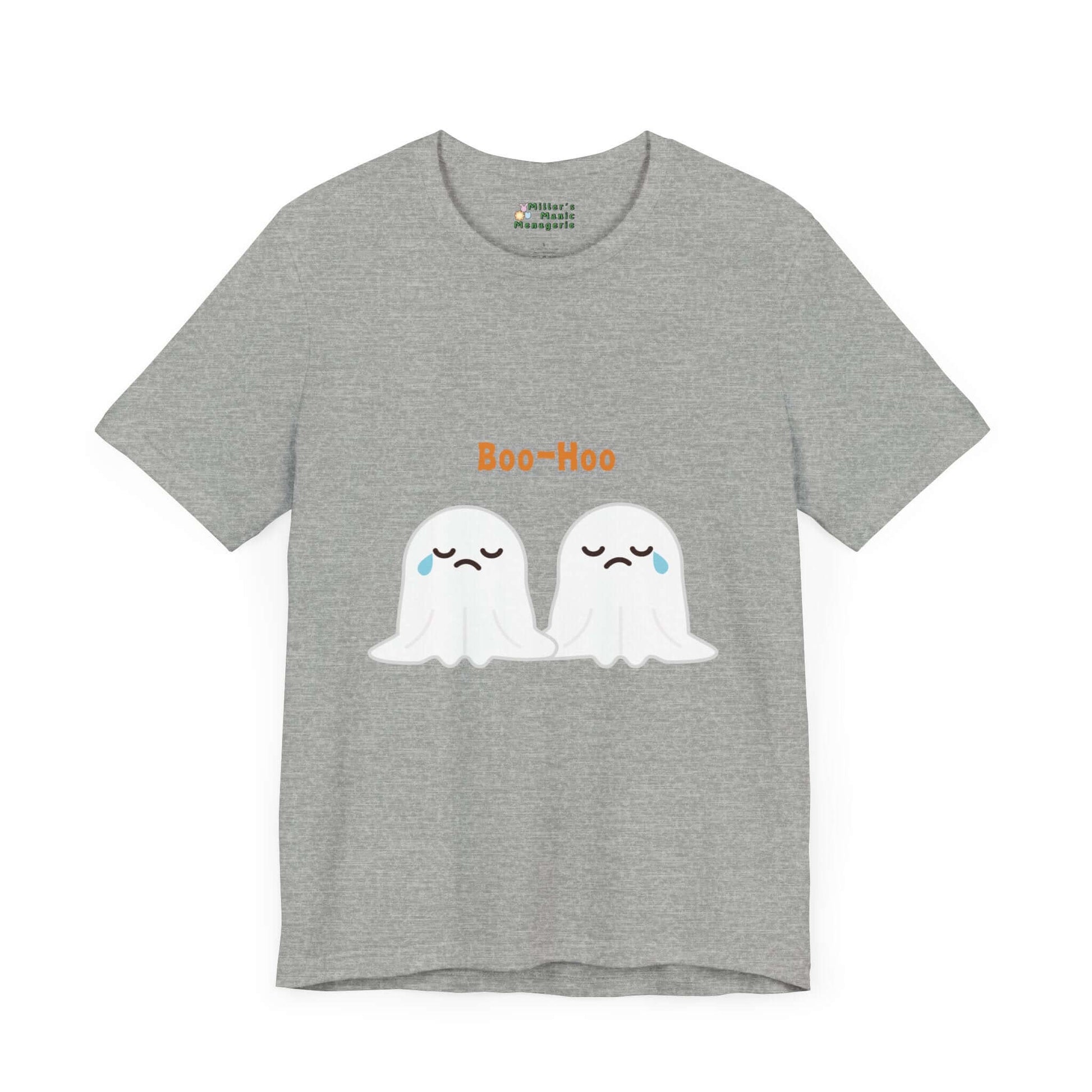 Boo-Hoo_Funny_Cartoon_Ghosts_Adult_Unisex_T-Shirt_Humor_Halloween_Joke_Tee_Shirt_by_Miller_s_Manic_Menagerie_Athletic_Heather.jpg Miller's Manic Menagerie