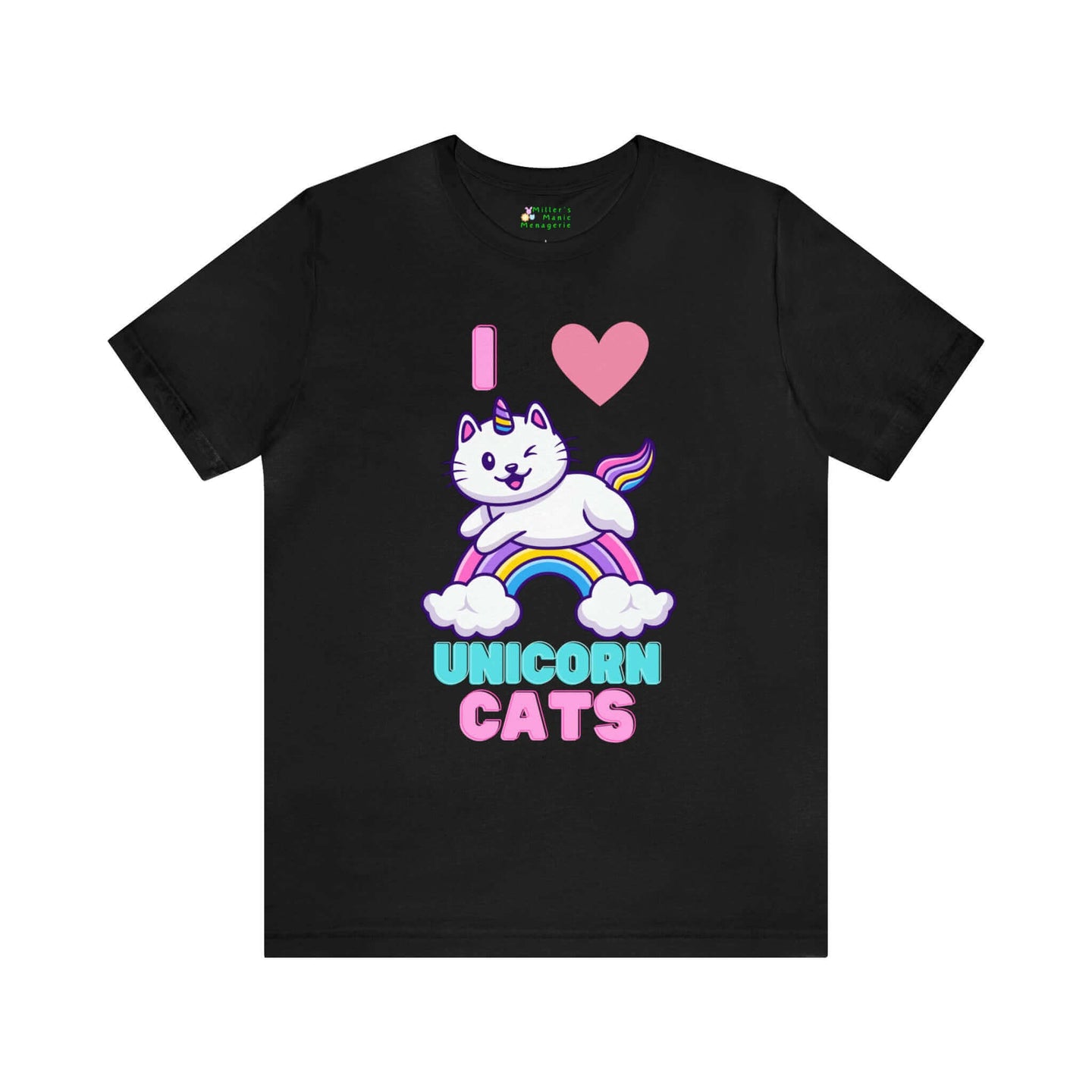 Miller_s_Manic_Menagerie_Cartoon_Rainbow_Unicorn_Cat_Adult_Unisex_T-Shirt_Kitty_Kitten_Meow_Pony_Horse_Pet_Farm_Doll_Mew_Tee_Black.jpg MillersMMMerch