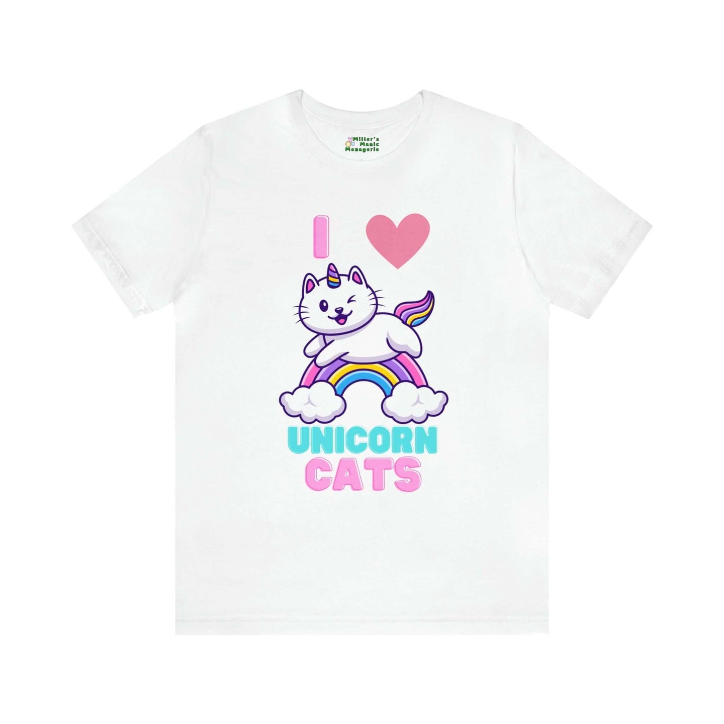 Miller_s_Manic_Menagerie_Cartoon_Rainbow_Unicorn_Cat_Adult_Unisex_T-Shirt_Kitty_Kitten_Meow_Pony_Horse_Pet_Farm_Doll_Mew_Tee_White.jpg MillersMMMerch