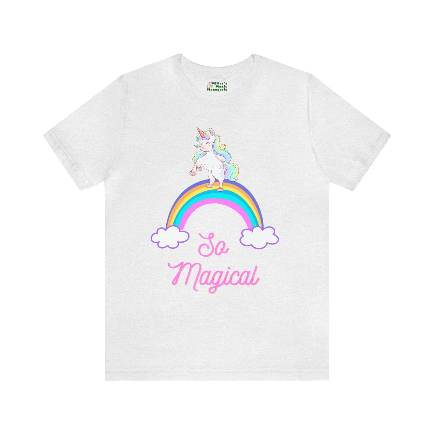 Miller_s_Manic_Menagerie_Magical_Cartoon_Rainbow_Unicorn_Adult_Unisex_T-Shirt_Pony_Funny_Playful_Cute_LGBTQ_Pride_Happy_Tee_Ash.jpg MillersMMMerch