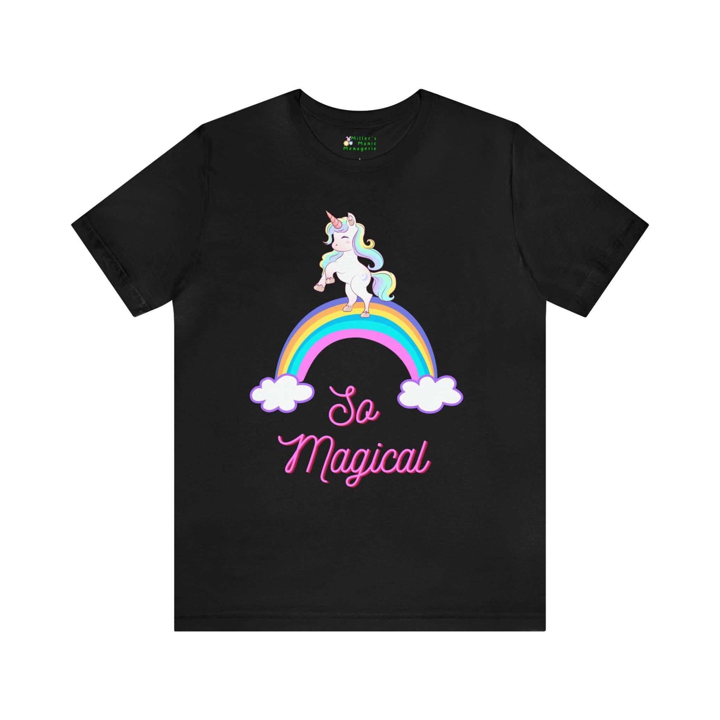 Miller_s_Manic_Menagerie_Magical_Cartoon_Rainbow_Unicorn_Adult_Unisex_T-Shirt_Pony_Funny_Playful_Cute_LGBTQ_Pride_Happy_Tee_Black.jpg MillersMMMerch