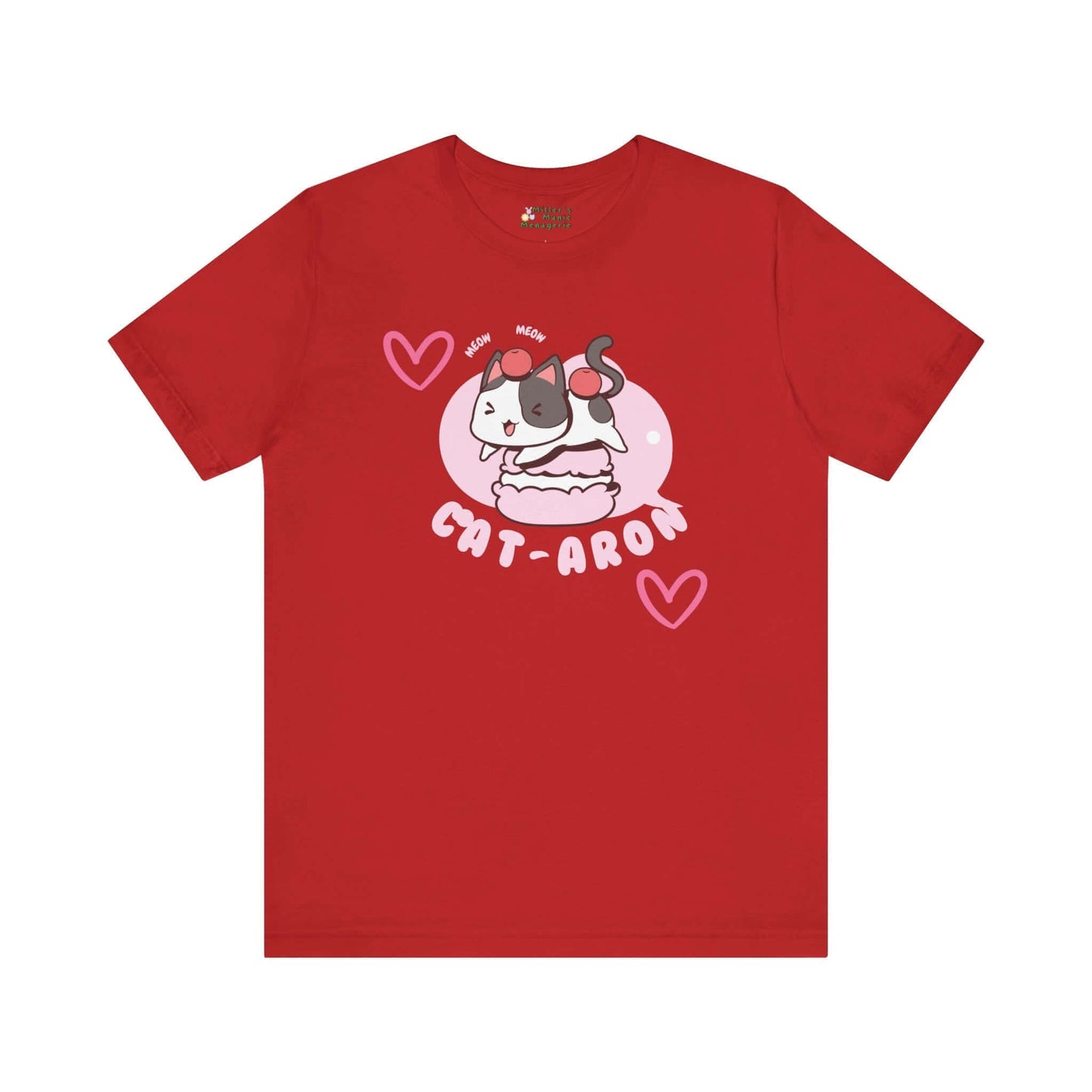 Miller_s_Manic_Menagerie_Adult_Unisex_T-Shirt_Funny_Macaron_Cat_Saying_Feline_Lover_Kitty_Enthusiast_Purr_Present_Silly_Pun_Tee_Red.jpg MillersMMMerch