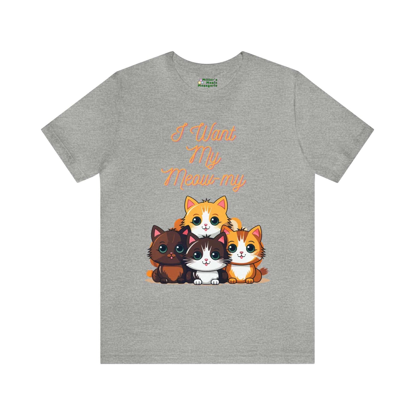 Miller_s_Manic_Menagerie_Funny_Cartoon_Cat_Mom_Adult_Unisex_T-Shirt_Kitty_Kitten_Meow_Mew_Purr_Pun_Prank_Joke_Humor_Gag_Tee_Athletic_Heather.jpg MillersMMMerch