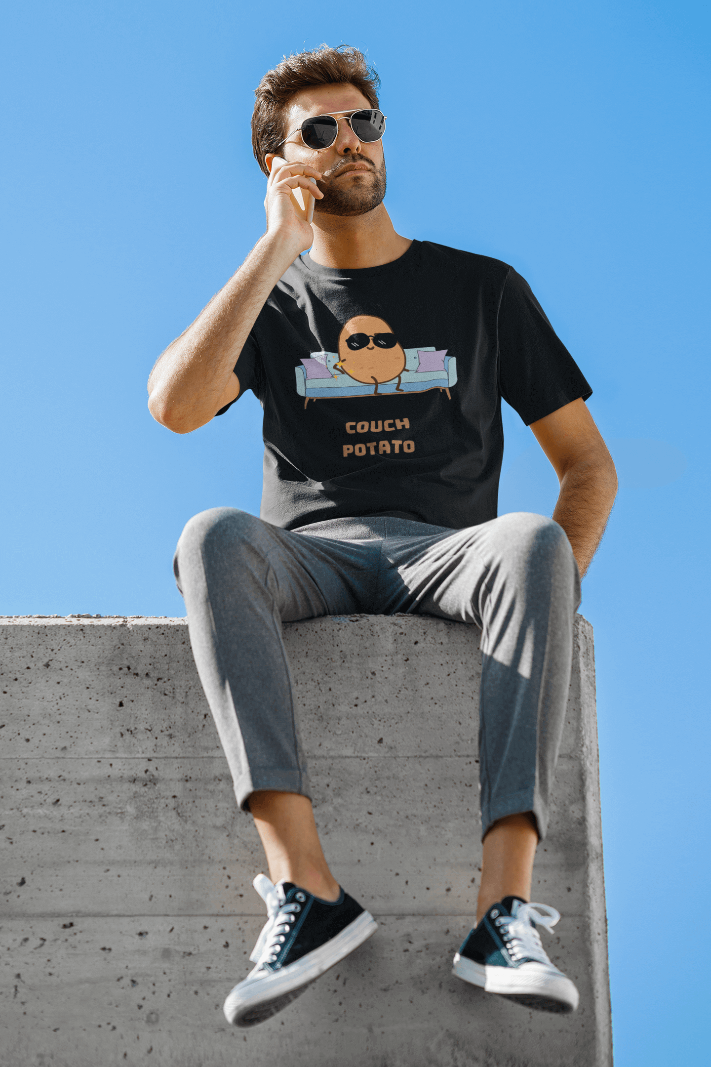 Miller_s_Manic_Menagerie_Adult_Unisex_T-Shirt_Funny_Couch_Potato_Saying_Dad_Joke_Birthday_Gift_Vegetable_Pun_Humorous_Tee_5.png MillersMMMerch