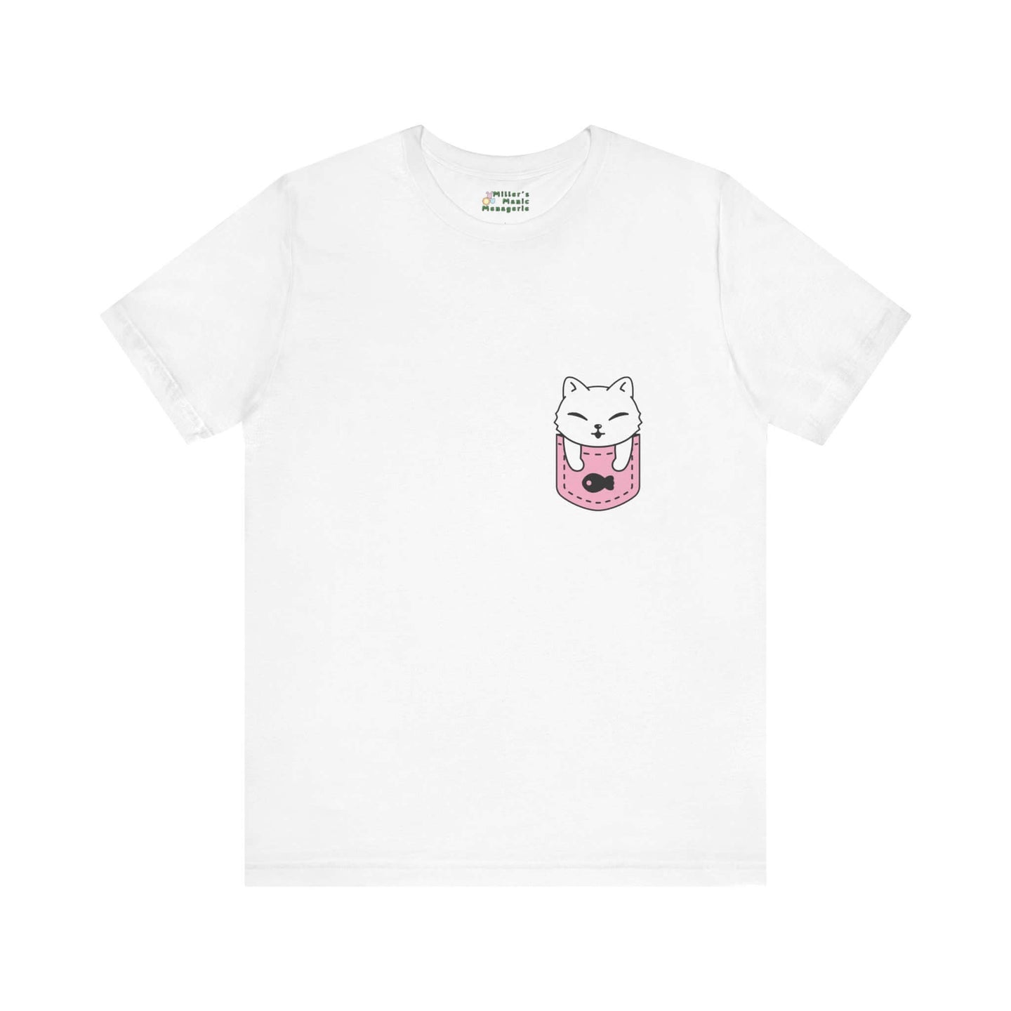 Miller_s_Manic_Menagerie_Adult_Unisex_T-Shirt_Cute_Cat_Graphic_Adorable_Meow_Hiss_Purr_Pocket_Kitty_Birthday_Present_Tee_White.jpg MillersMMMerch