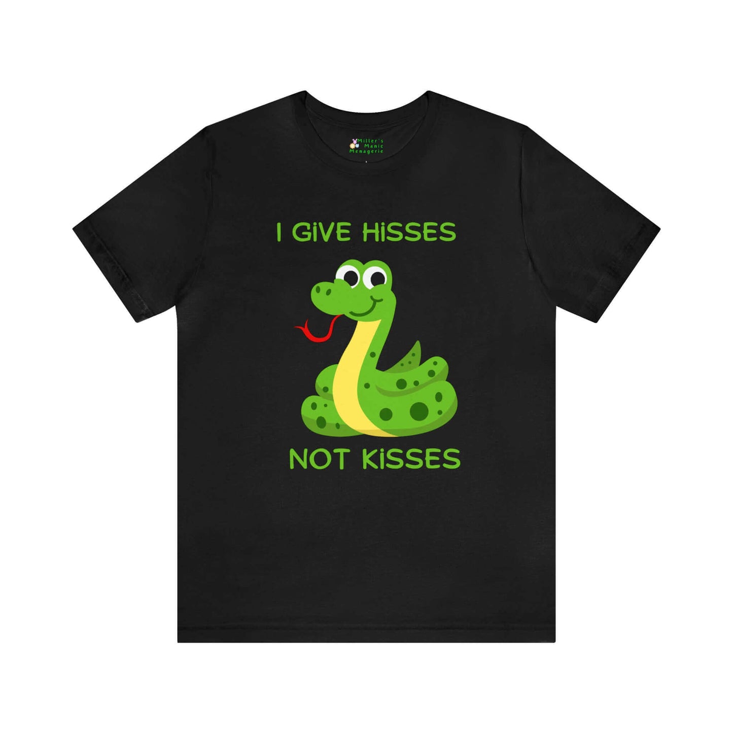 Miller_s_Manic_Menagerie_Funny_Cartoon_Snake_Humor_Adult_Unisex_T-Shirt_Gag_Gift_Dad_Joke_Reptile_Hiss_Kiss_Pun_Present_Tee_Black.jpg MillersMMMerch