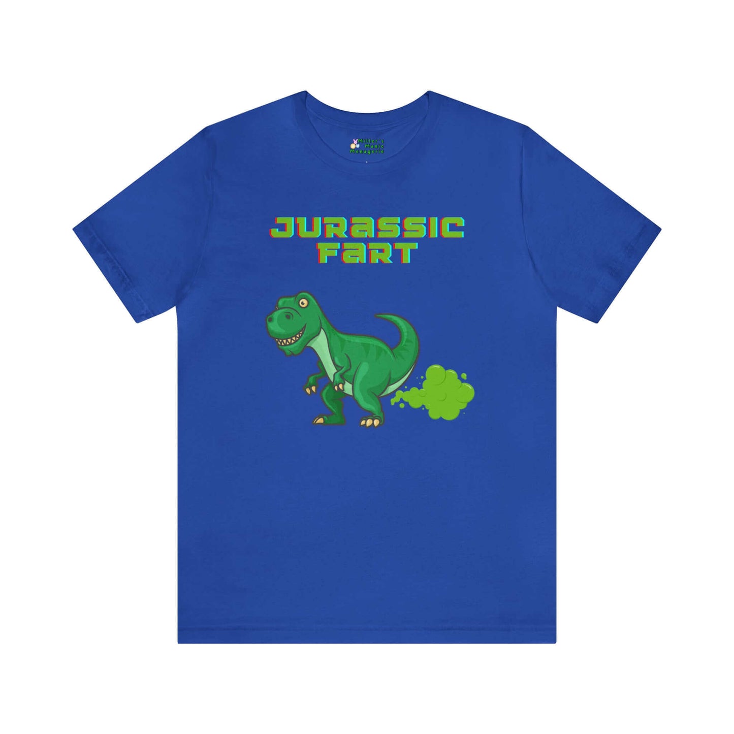 Miller_s_Manic_Menagerie_Funny_Cartoon_Jurassic_Fart_Adult_Unisex_T-Shirt_Dinosaur_Dad_Joke_Laugh_Gag_Gas_T-Rex_Stink_Tee_Royal_Blue.jpg MillersMMMerch