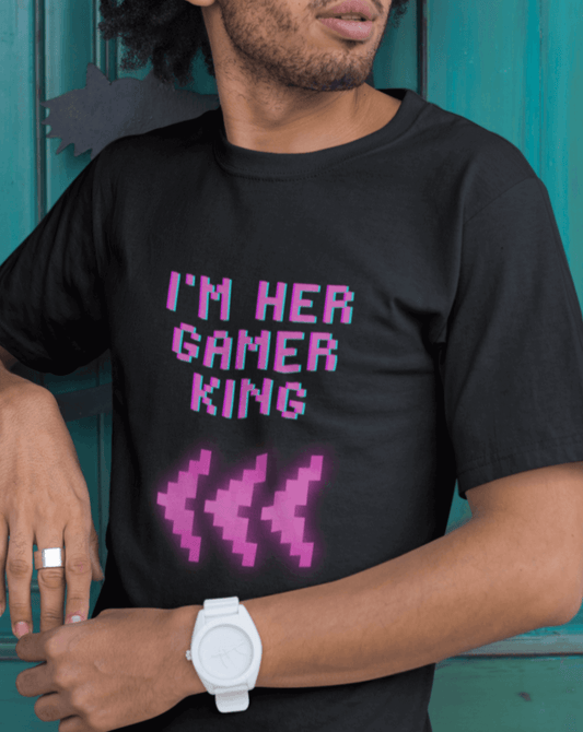 Miller_s_Manic_Menagerie_Cartoon_Funny_Gamer_Couple_Adult_Unisex_T-Shirt_Pair_Partner_King_Her_Girlfriend_Wife_Lover_Tee_1.png MillersMMMerch