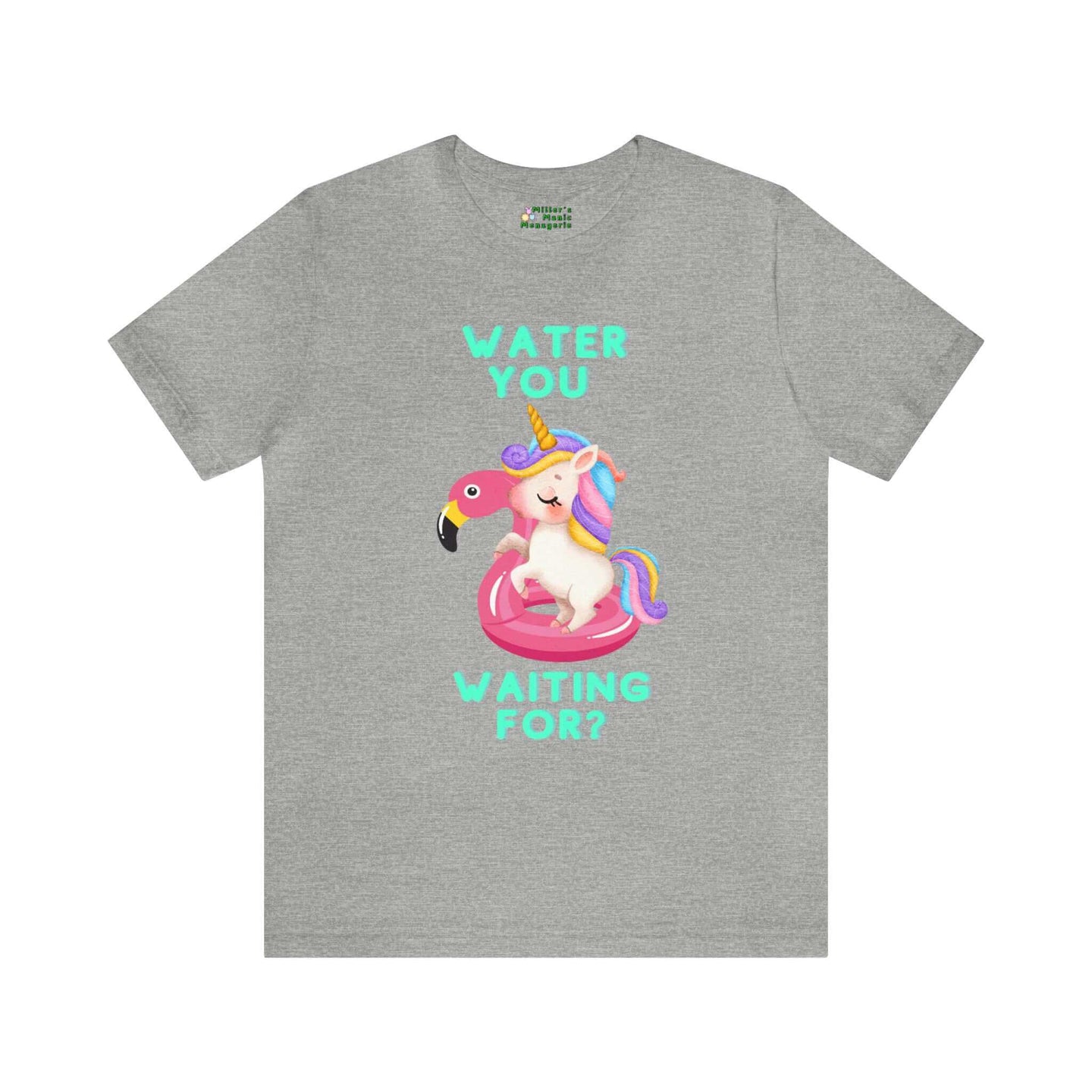 Miller_s_Manic_Menagerie_Funny_Cartoon_Unicorn_Adult_Unisex_T-Shirt_Water_Pool_Summer_Joke_Gag_Pun_Gift_Pony_Rainbow_Tee_Athletic_Heather.jpg MillersMMMerch