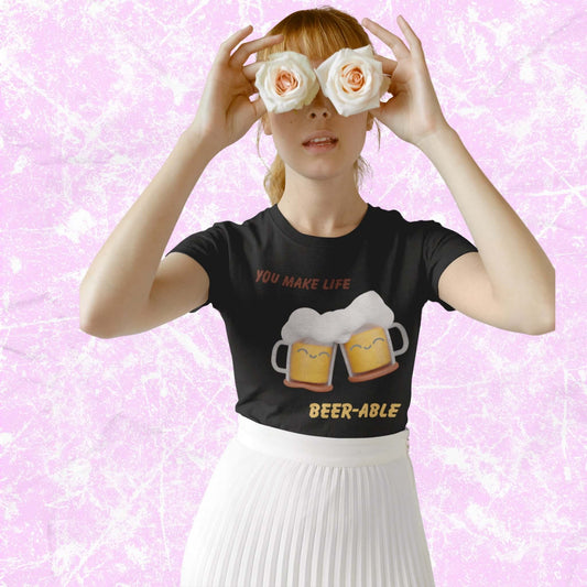 YouMakeLifeBeer-ableFunnyCartoonAdultUnisexT-Shirt_BoozeHumorJokeTeeShirtbyMiller_sManicMenagerie1.jpg Miller's Manic Menagerie